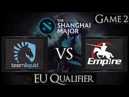 Dota 2 Team Liquid vs Team Empire | Shanghai Major 2016