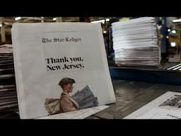 The Star-Ledger newspaper publishes its final print edition