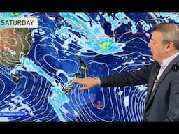 NZ’s weather to Tuesday next week as downpours & dry dominate