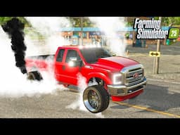 TURNING WORK TRUCK INTO CRAZY FAST BURNOUT TRUCK!