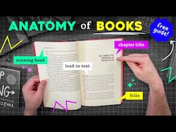 Anatomy of Books - Editorial Design Terms (FREE Guide) #yesimadesigner