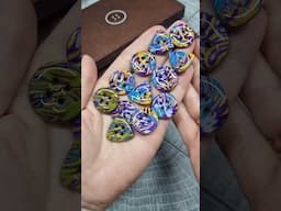 Polymer clay buttons! Quick and Easy!