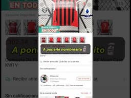 La de Santi #fyp #viral #shopee #camisetasdefutbol #acmilan #santigiménez #mexico