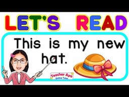 CVC Sentences | Learn to Read | Reading Lesson for Kids - Kinder  - Grade1| Teacher Aya Online Tutor