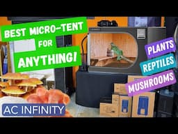 NEW AC INFINITY Propagation Tent Setup | Great for Mushrooms & More