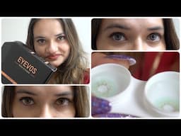 Best contacts for brown eyes || EYEVOS Contact Lens Review