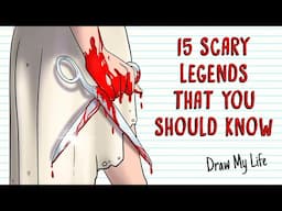 20 SCARY LEGENDS that YOU SHOULD KNOW 💉 Draw My Life