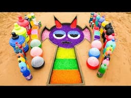 How to make Rainbow Incredibox Sprunki with Orbeez, Balloons Coca Cola, 7up, Fanta vs Mentos & Sodas