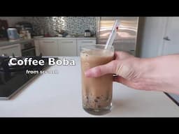 How to Make A Coffee Boba Smoothie [ASMR]