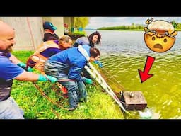 Huge Stolen Safe Found Magnet Fishing in the River!