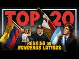 TOP 20 de las MEJORES BANDERAS de América Latina