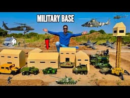 I Build Biggest Military Base Camp From RC Cars & Trucks  - Chatpat toy TV