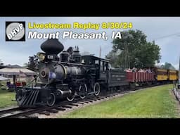 Trains & Trolleys at Old Threshers in Mt Pleasant, IA! | Livestream replay 8/30/24