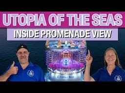 Utopia of the Seas Inside Promenade View Cabin 7197 | Tall Man's Cruise Adventures