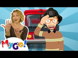 Fire Truck + More Songs 🚒 | Blippi | ASL Made Easy | Fun Kids Songs and Learning Adventures