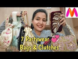 7 Perfect Partywear Bags & Clutches From Myntra 💕| Trendy Bags Haul | Neema's Corner