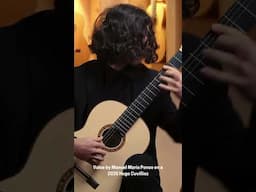 🎶 16-year-old Samuel Solomon performs Ponce’s Valse on a 2025 Hugo Cuvilliez Classical Guitar!