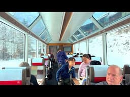 🇨🇭Riding Switzerland's Most Scenic Snow Train! (Glacier Express)