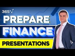 How to Prepare Professional Financial Presentations (Company, Analysis, M&A)