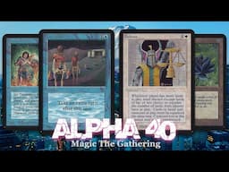 Alpha 40 Finals from Tokyo, WUR Time Traveller vs WUR The Balance  | Magic the Gathering 1993 #mtg