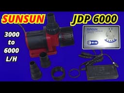 Aquarium water pump sunsun jdp 6000 | Submersible water pump review | umair saeed | Urdu