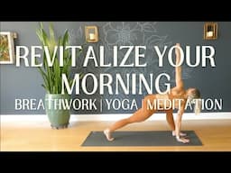 Revitalize Your Morning: Breathwork, Yoga & Meditation for a Calm and Focused Start