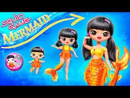 Squid Game 3: Young-Hee & Chul-Su are Mermaids! 32 DIYs for Dolls