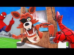 CUTTING FNAF Foxy In HALF (Bonelab VR Mods)