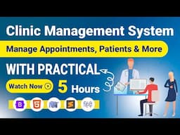 How to Create a ⚕️Clinic Management System💊 HTML, CSS & Bootstrap 5 | Web Design Tutorial in Hindi🚀