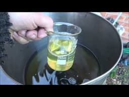 Silica Gel cleaning of Recovered diesel fuel.