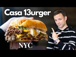 Eating at Casa 13urger. BEST Smash Burgers in NYC?