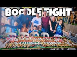 My Family Has A Boodle Fight in the Philippines (First time!)