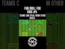 Fun Soccer Drill for Kids #5 #football #soccer #passingdrill