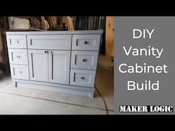 DIY Traditional Vanity Cabinet Build