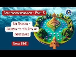 Lalita Sahasranamam Part 8: Sri Nagara - Journey to the City of Abundance (Names 55-61)