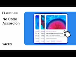 No Code Accordion in Wix Studio | Wix Fix