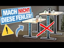 HÖHENVERSTELLBARER SCHREIBTISCH kaufen: Mache nicht diese Fehler!