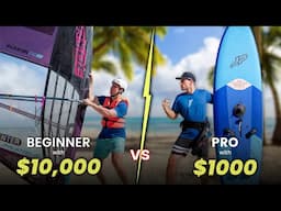 BEGINNER vs. PRO Windsurf Challenge | Who wins?