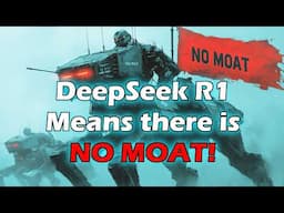 DeepSeek R1 just caught up with OpenAI's o1 - There is no moat! What does this mean?