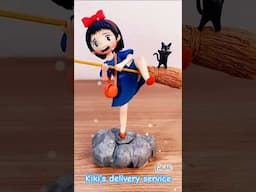 Making Kiki’s Delivery Service: KIKI  #diy #clayart #healing