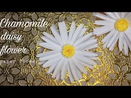 Chamomile daisy flower | paper flower | diy by angegelic