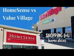 Thrifting vs Shopping In A Home Decor Store | Shop & Thrift With me | Value Village & HomeSense 🇨🇦