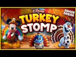 Disney Turkey Stomp! 🍁 Thanksgiving Brain Break 🍁 Thanksgiving Games 🍁 Danny Go Noodle 🍁 Just Dance