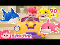 🚗 Fun Nursery Rhymes to Play for Kids When You’re DrivingㅣBebefinn Song Compilation