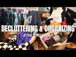 Decluttering My ENTIRE Athletic Wardrobe to find PEACE!