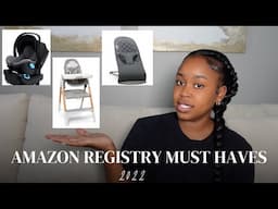 AMAZON BABY REGISTRY MUST HAVES 2022 | My Amazon Baby Shower Registry