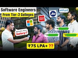 Can Tier 3 College Students Earn 75+ LPA? Asking Software Engineers Their Salaries