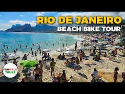 Virtual Rio Bike Tour: Stunning Beaches in 4K | Ride Along Copacabana & Ipanema