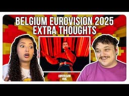 Belgium | Eurovision 2025 Extra Thoughts | Red Sebastian — Strobe Lights | Eurovision Hub