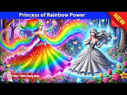 Princess of Rainbow Power 🌈 Bedtime Stories - English Fairy Tales 🌛 Fairy Tales Every Day